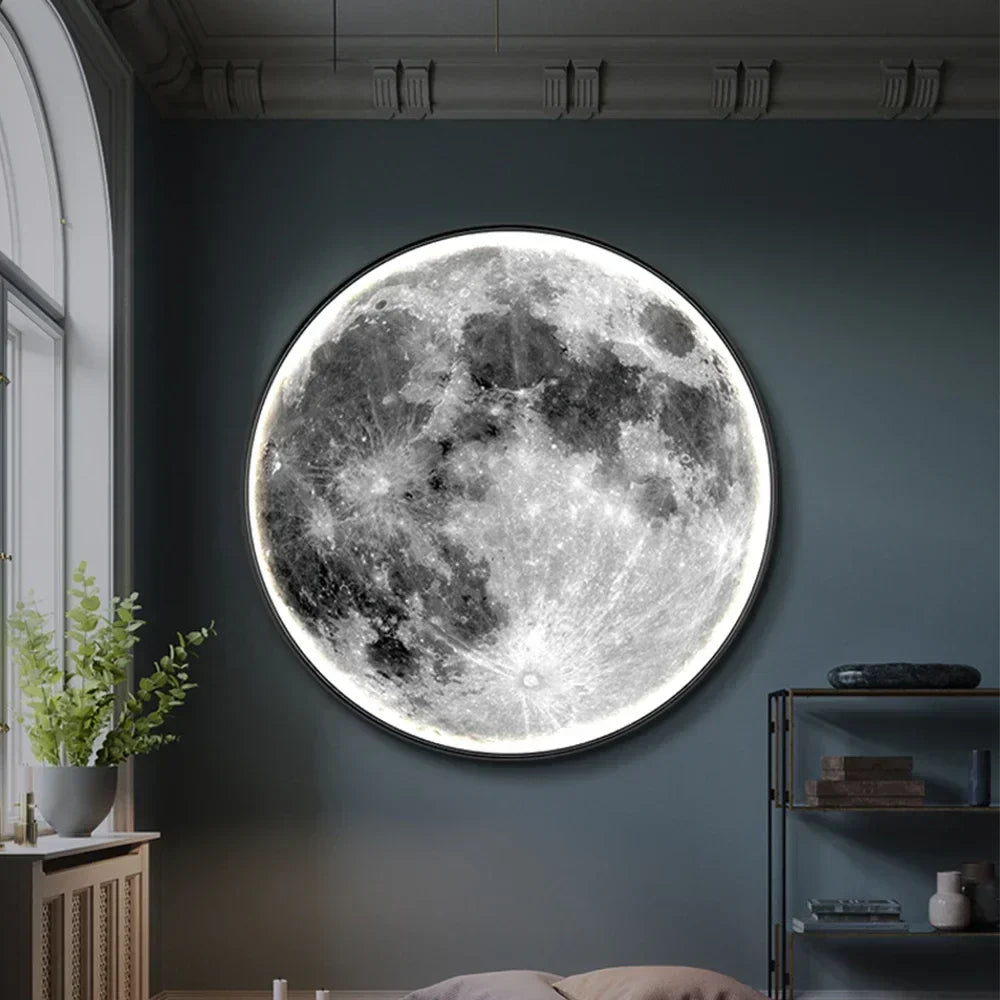 Moon LED lamp, wall decoration for a children's room