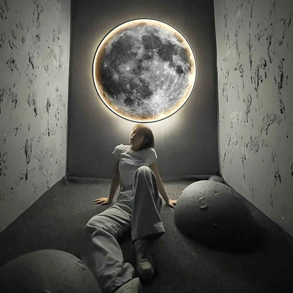 Moon LED lamp, wall decoration for a children's room